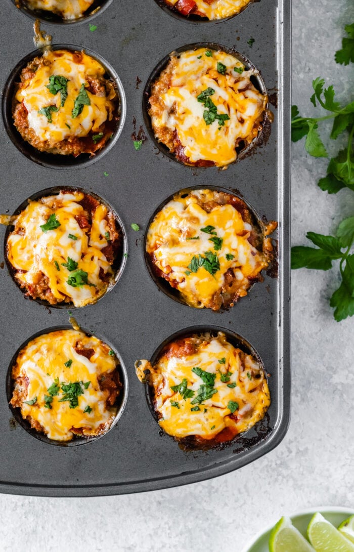 Enchilada egg muffins