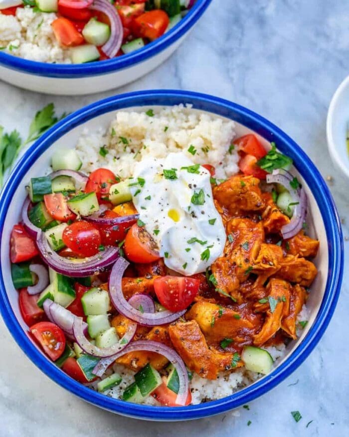 Moroccan chicken bowl