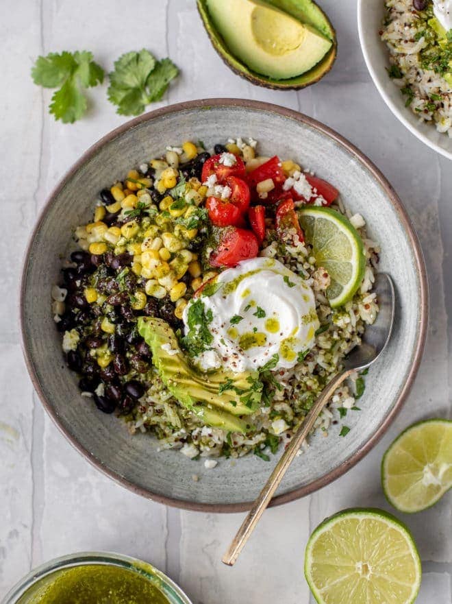 Baja grain bowl recipe