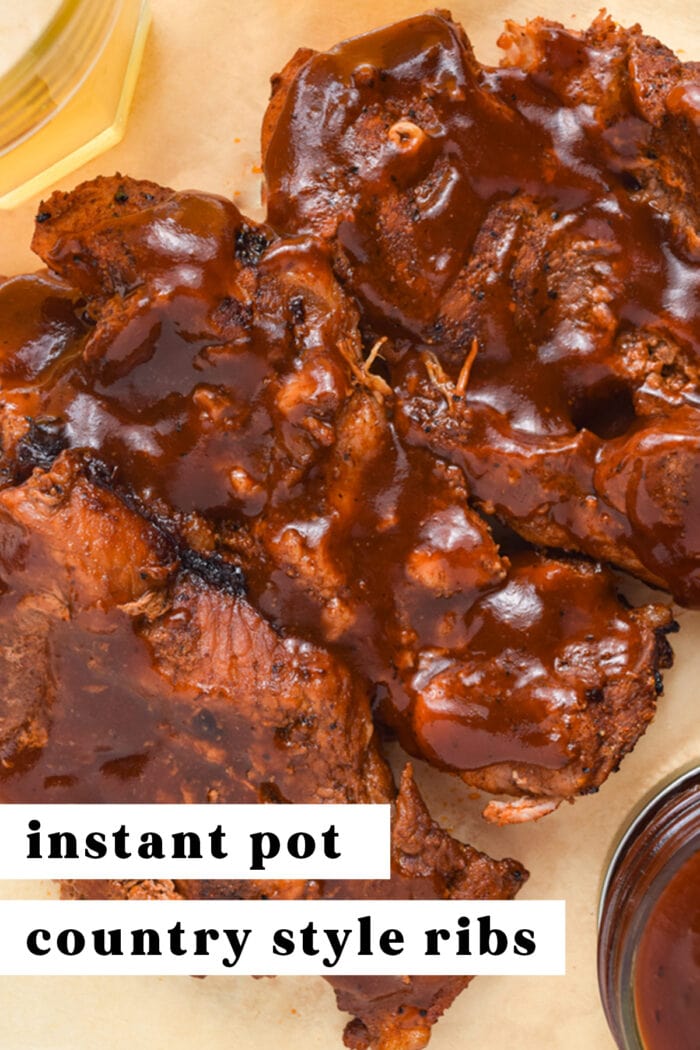 Instant Pot country style ribs pin