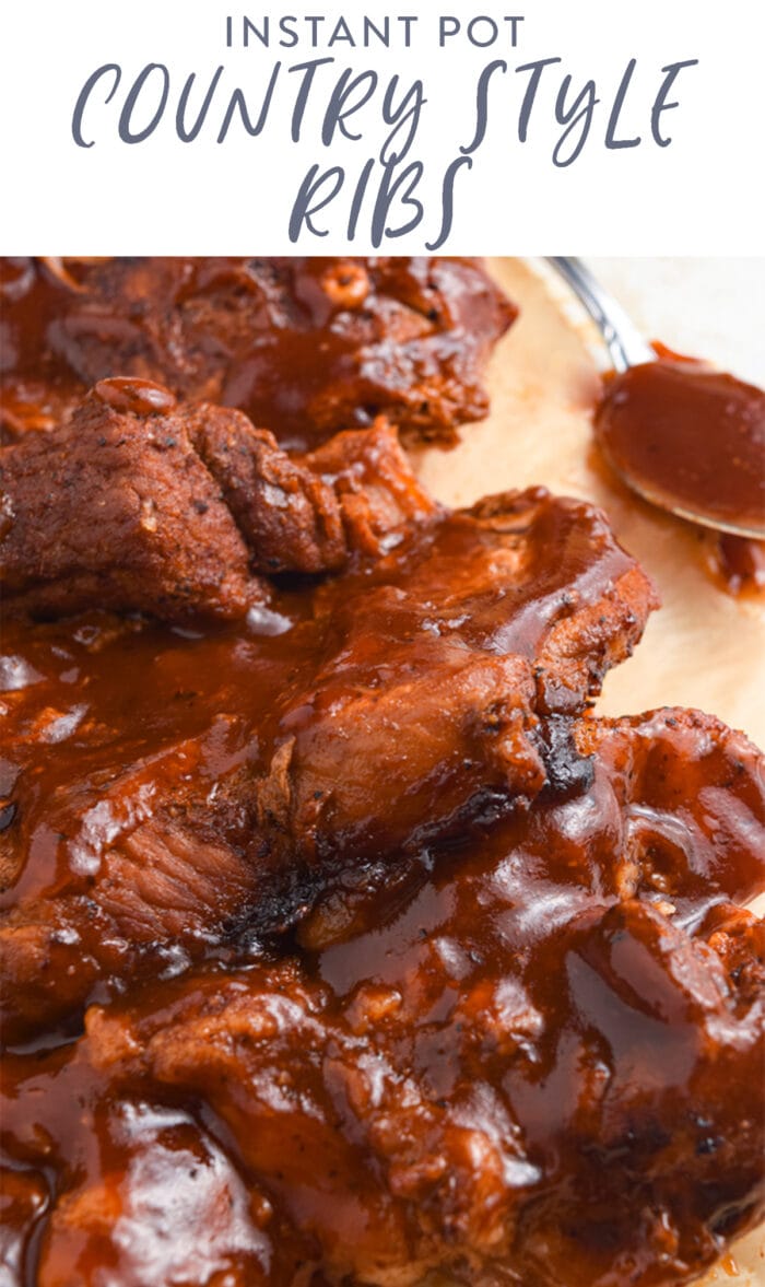 Instant Pot country style ribs pin