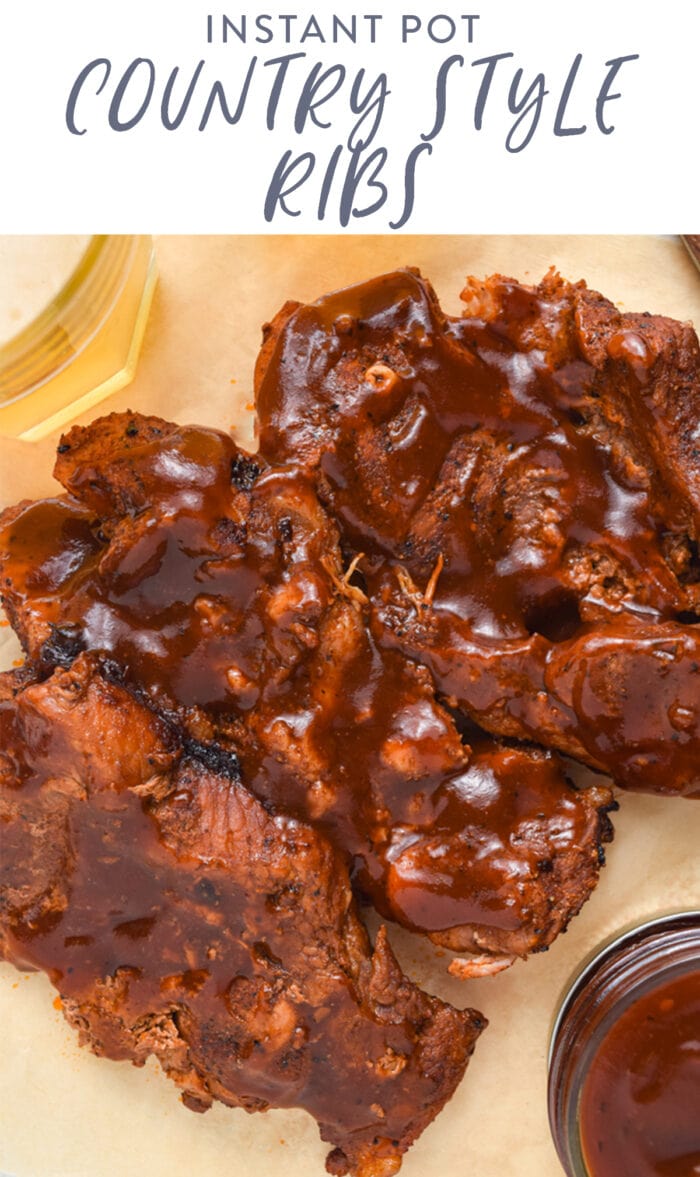 Instant Pot country style ribs pin