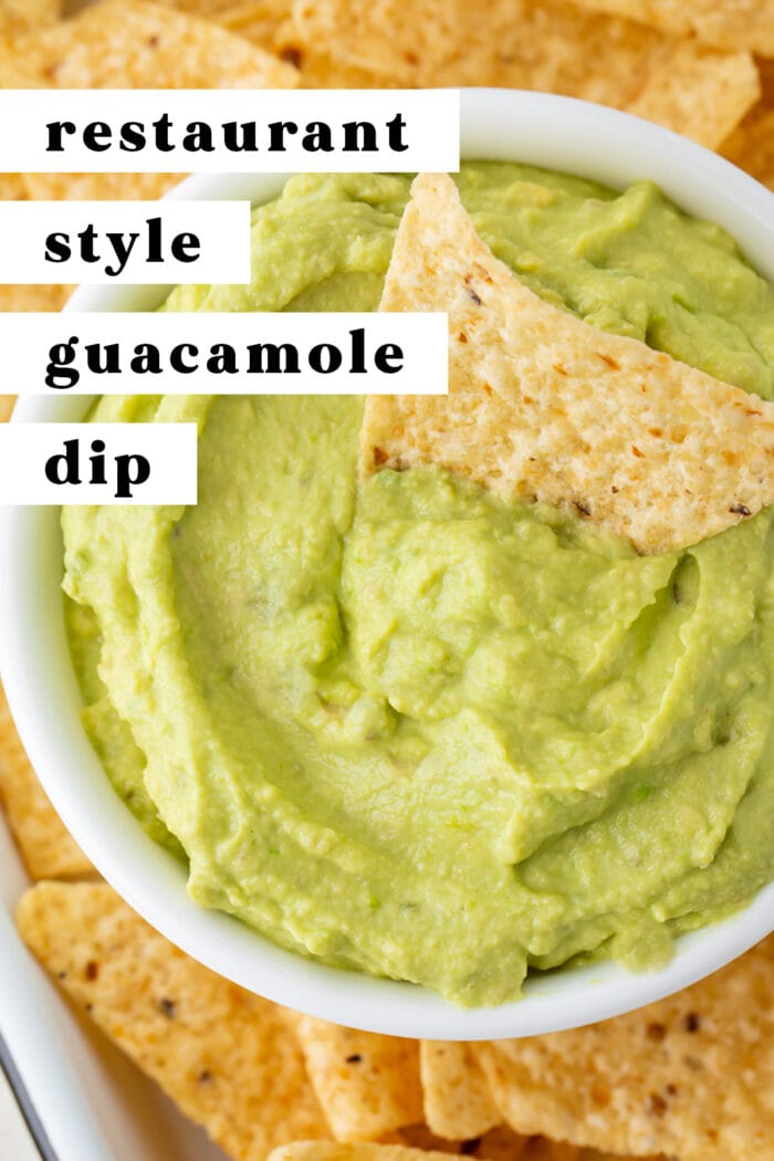 Pin graphic for guacamole dip