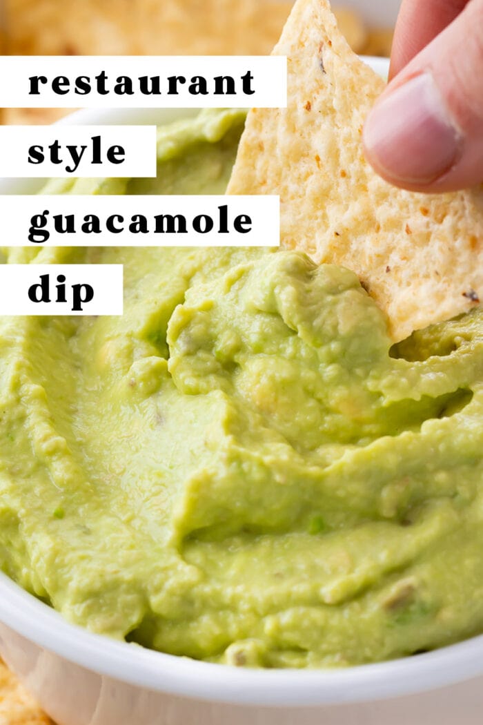 Pin graphic for guacamole dip