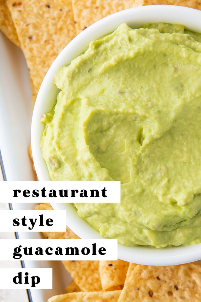 Pin graphic for guacamole dip