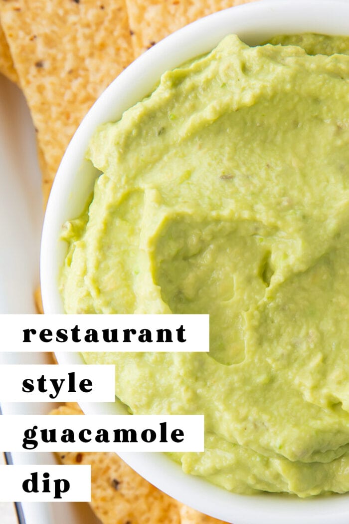 Pin graphic for guacamole dip