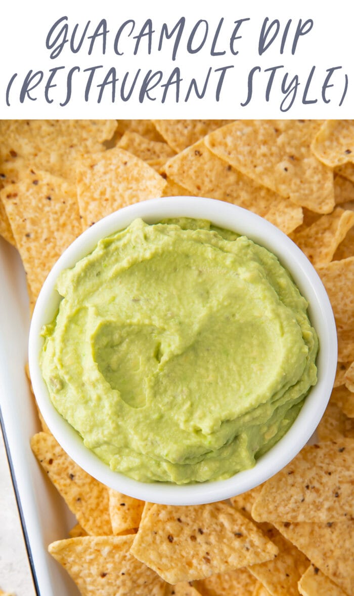 Pin graphic for guacamole dip