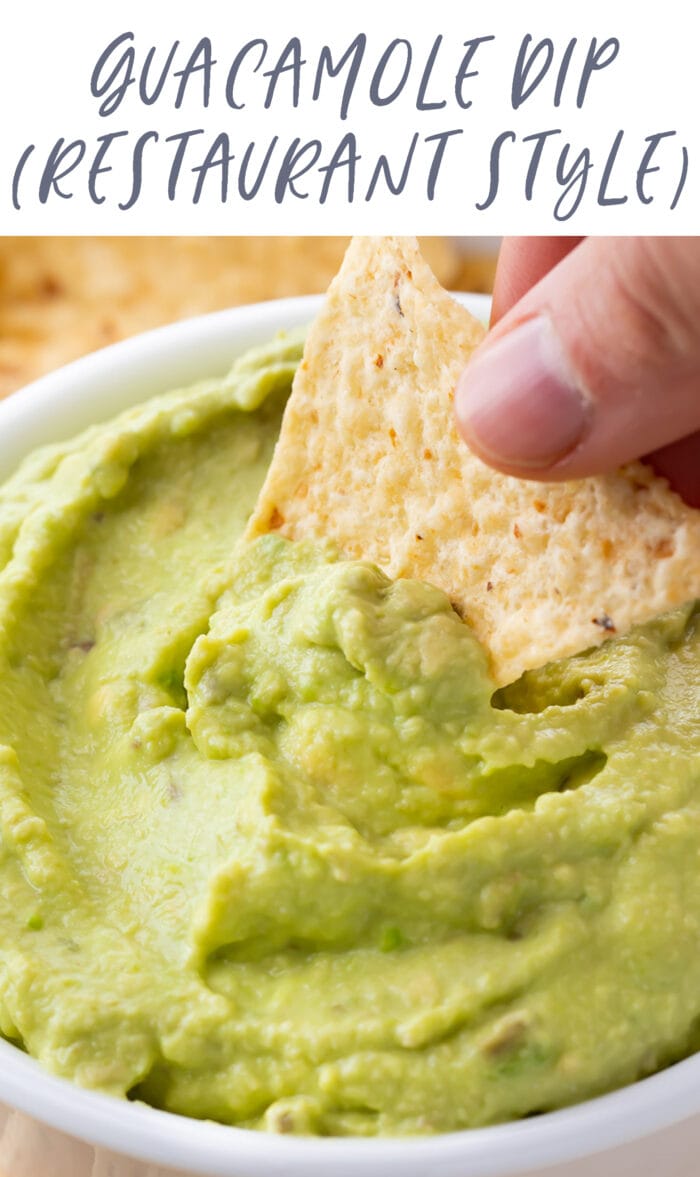 Pin graphic for guacamole dip