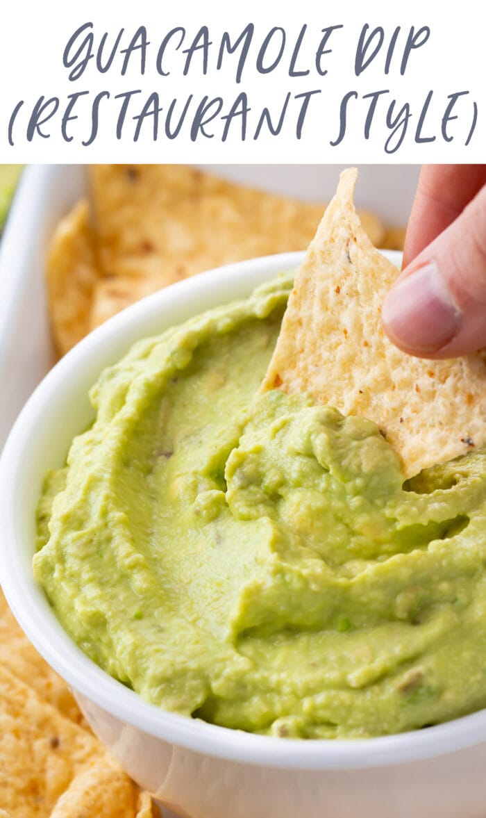 Pin graphic for guacamole dip