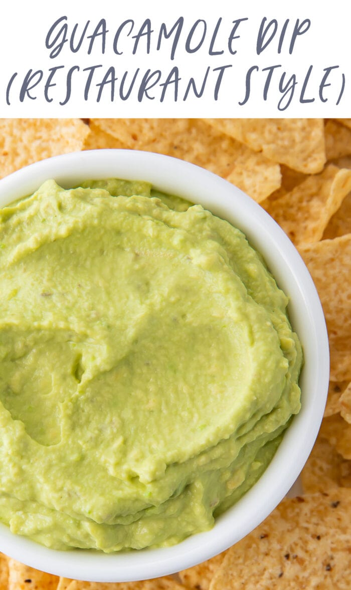 Pin graphic for guacamole dip