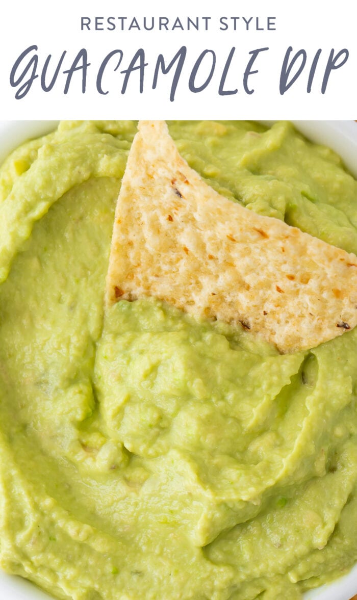 Pin graphic for guacamole dip