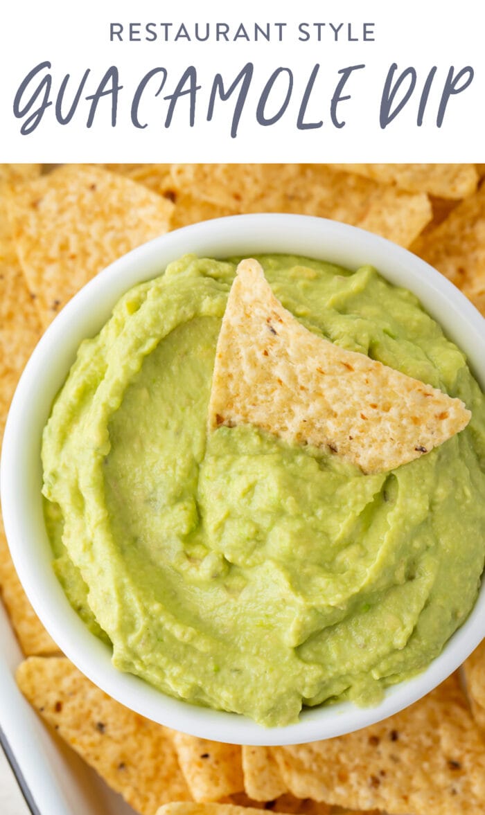 Pin graphic for guacamole dip