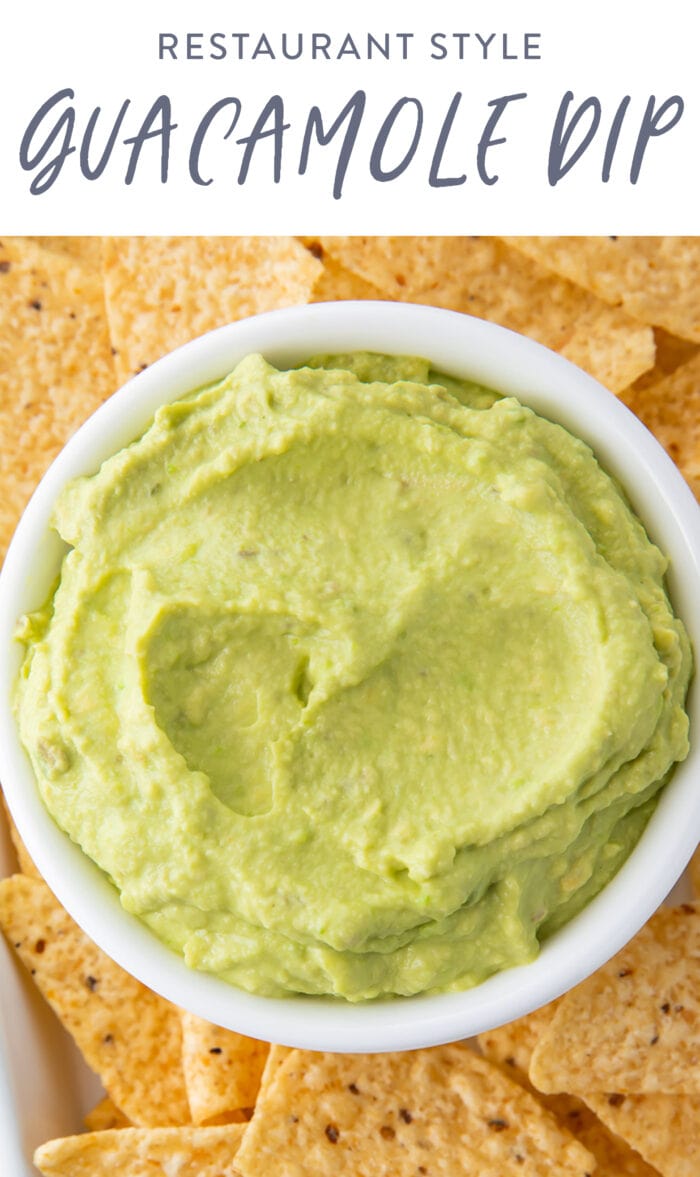 Pin graphic for guacamole dip