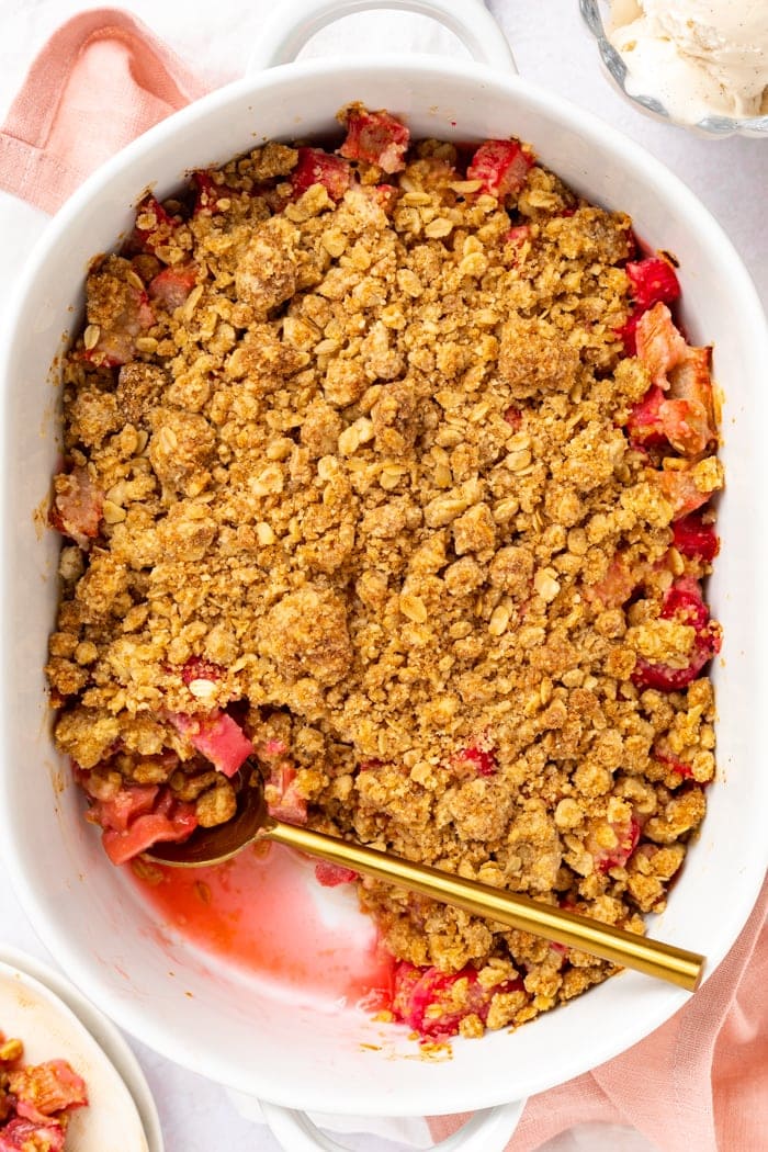 Rhubarb Crumble