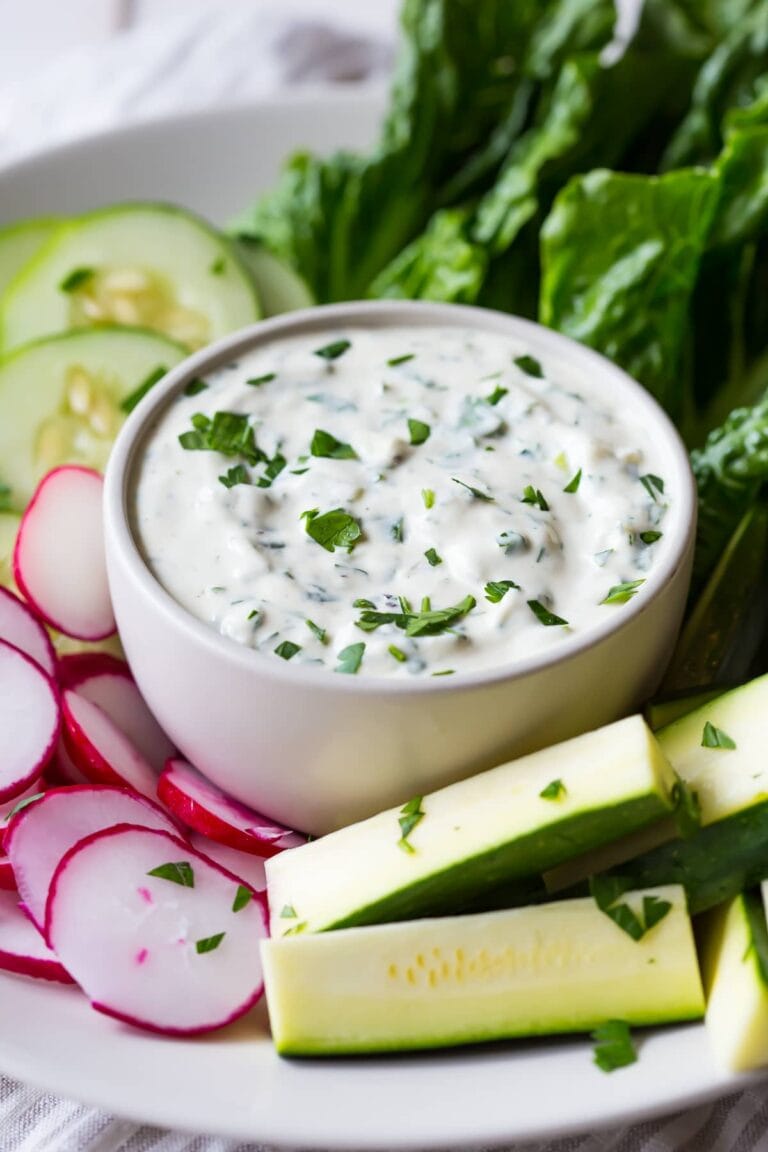 paleo herb dip (vegan)