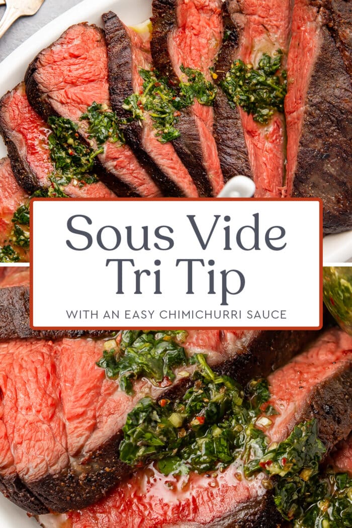 Pin graphic for sous vide tri tip