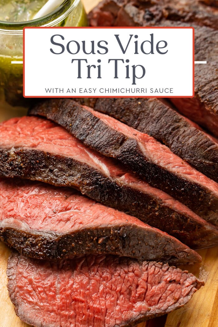 Pin graphic for sous vide tri tip