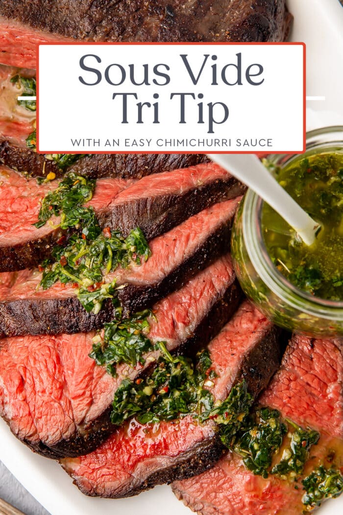 Pin graphic for sous vide tri tip