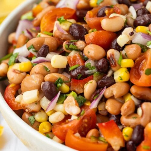 Texas caviar close up image