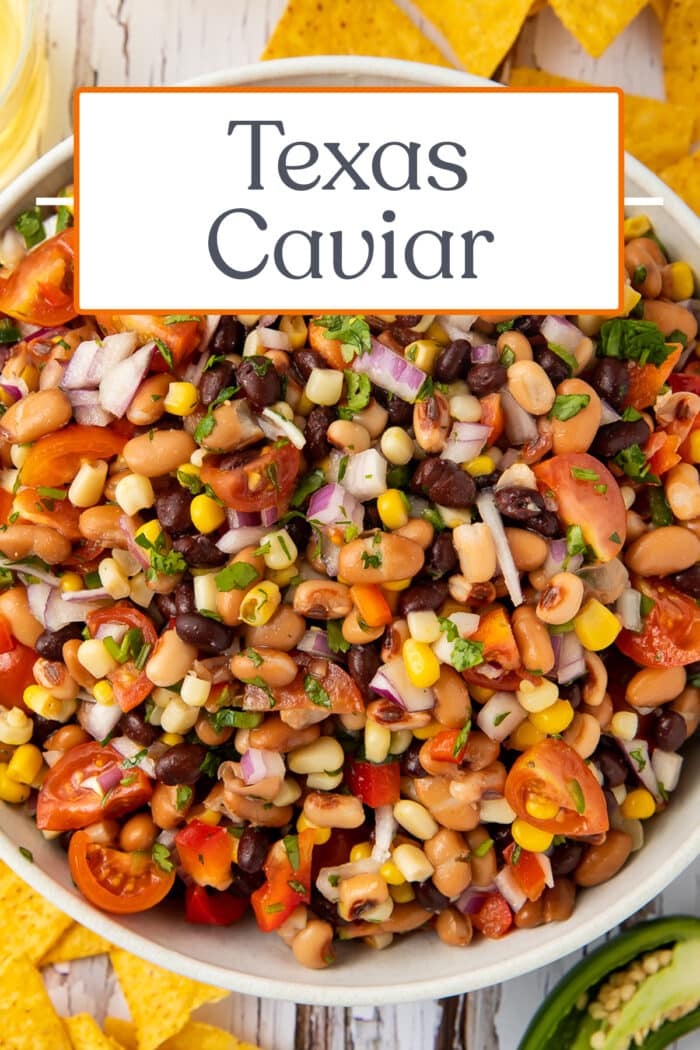 Pin graphic for Texas caviar