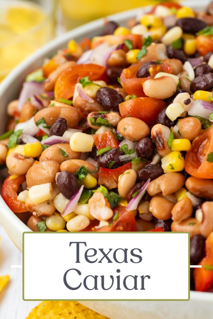 Pin graphic for Texas caviar