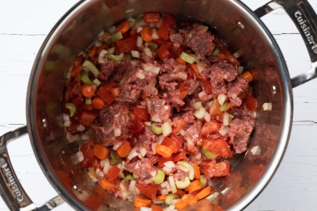 beef consommé step 2