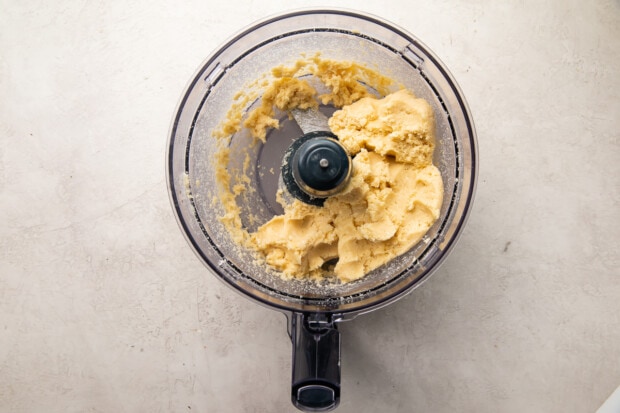 Keto pie crust dough in food processor