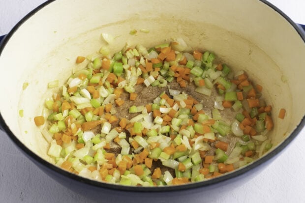 Veggies in dutch oven