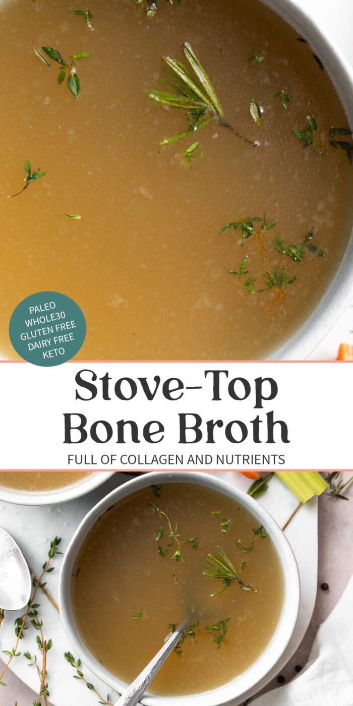 Pin graphic for bone broth.