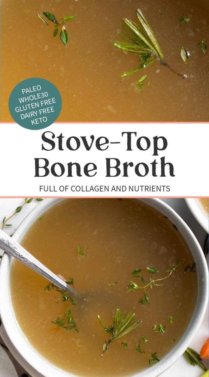 Pin graphic for bone broth.