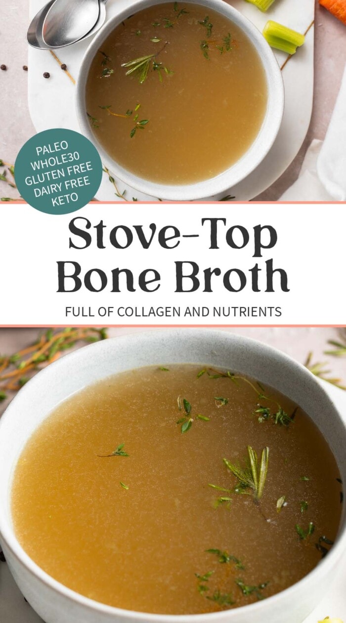 Pin graphic for bone broth.