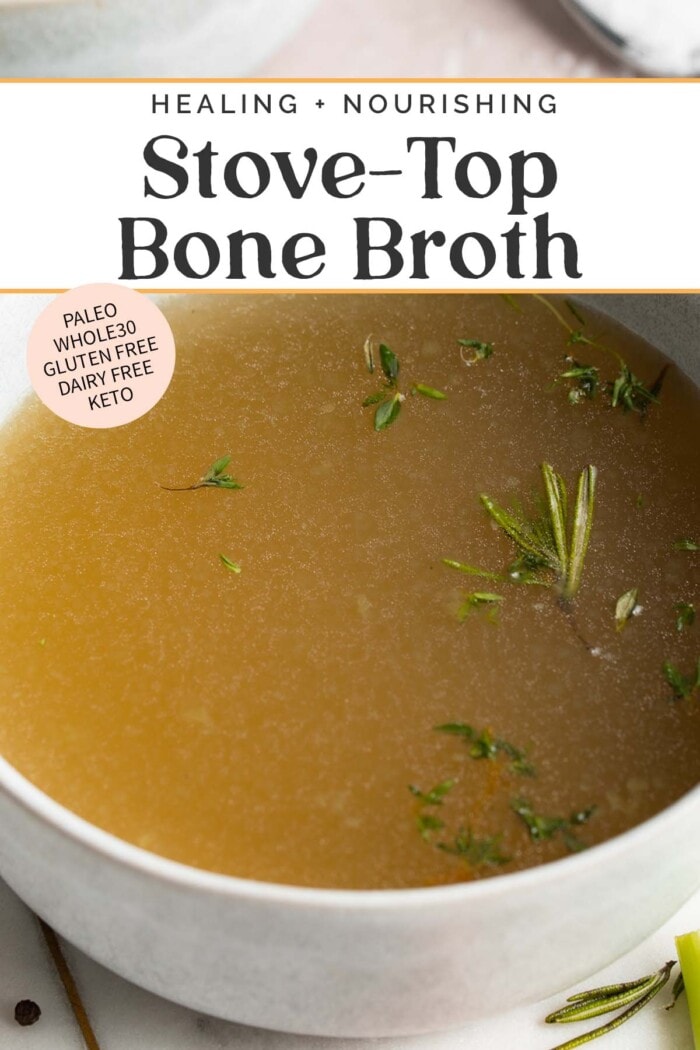 Pin graphic for bone broth.