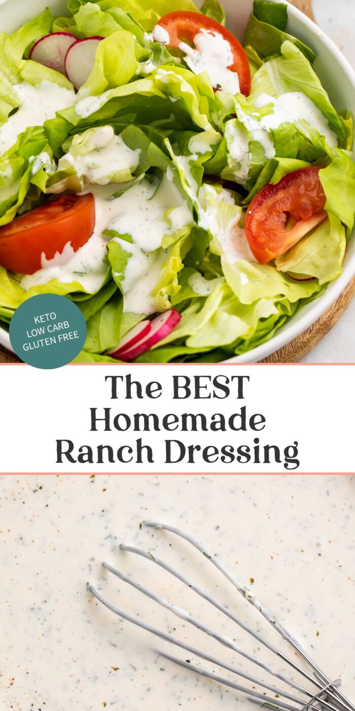 Pin graphic for ranch dressing.