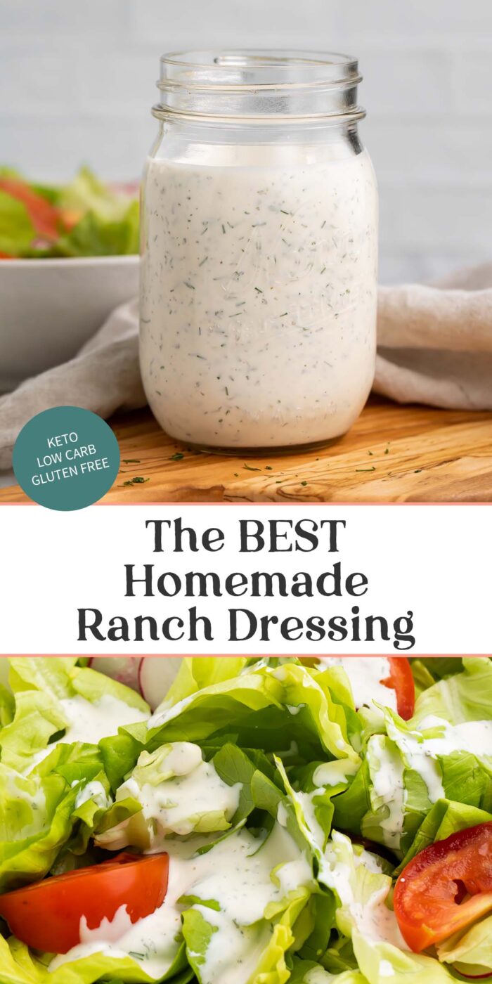 Pin graphic for ranch dressing.