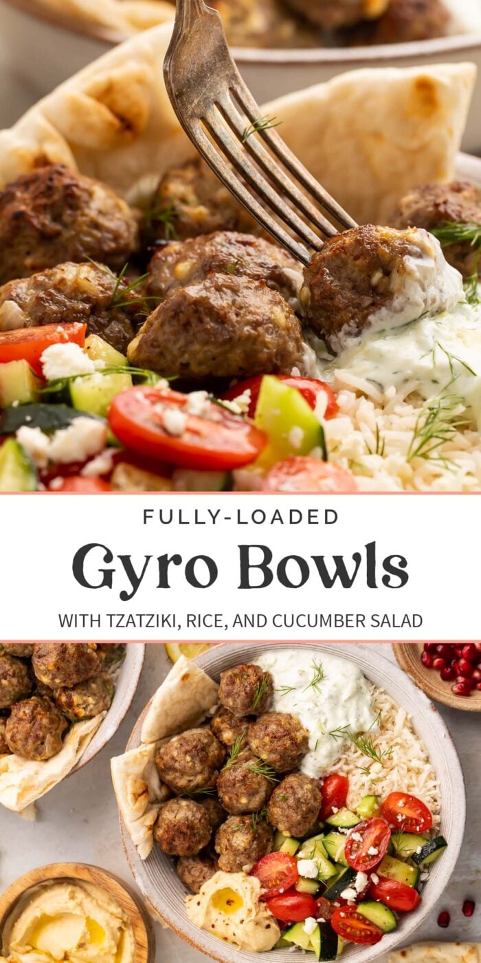 Pin graphic for gyro bowls.