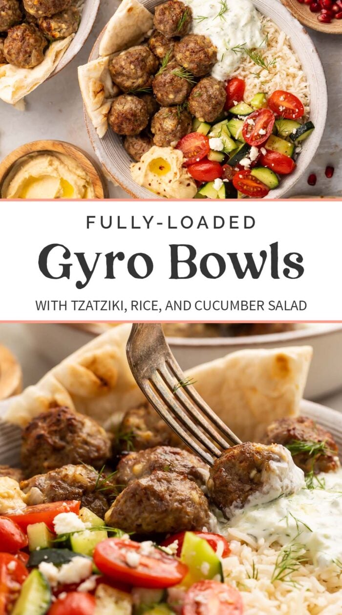 Pin graphic for gyro bowls.