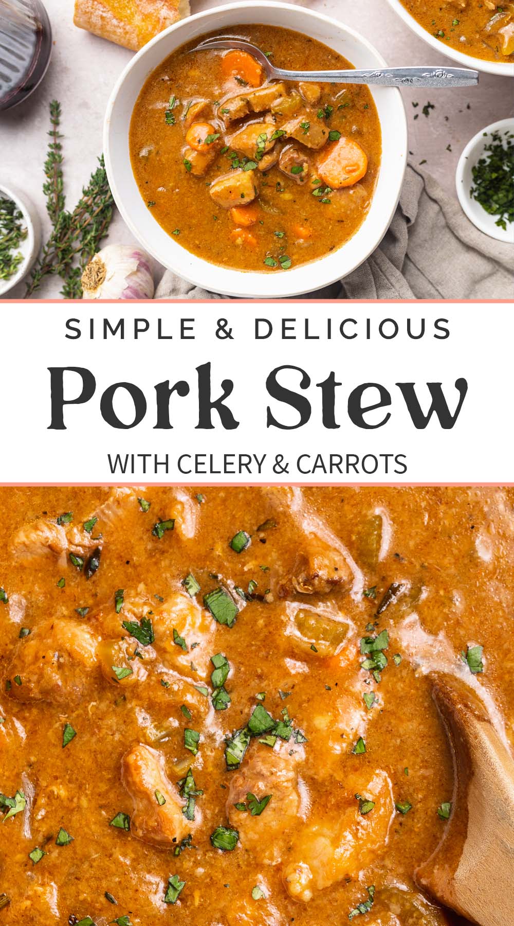 Pin graphic for pork stew.