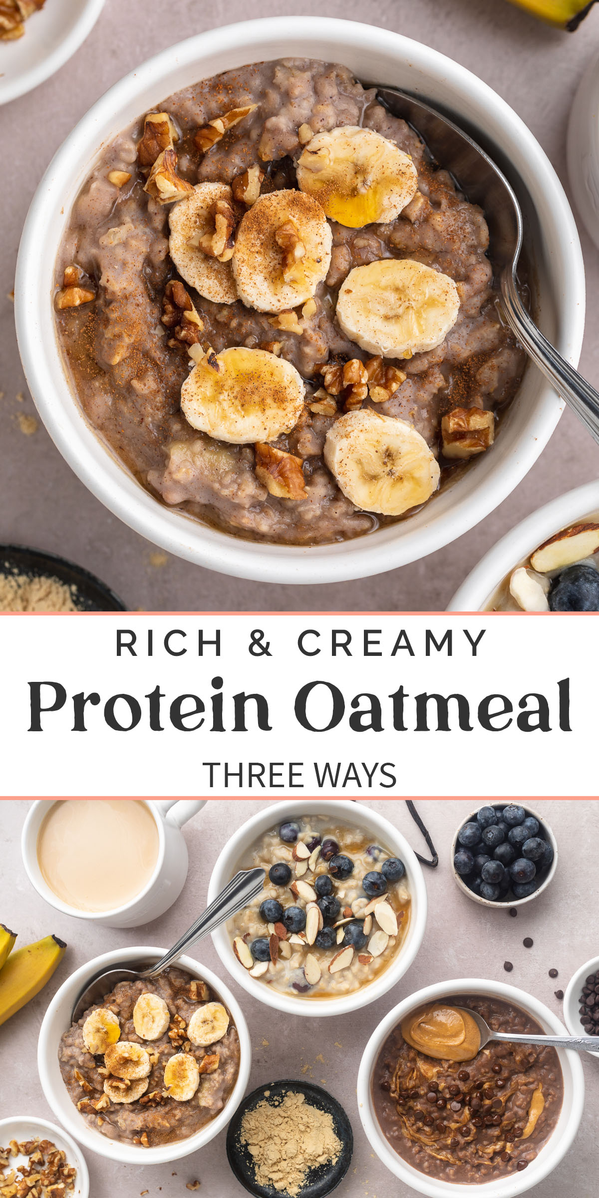 Pin graphic for protein oatmeal.