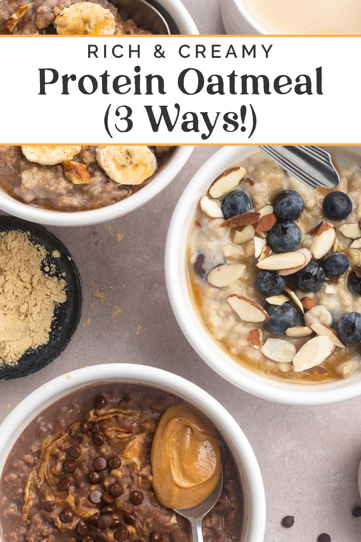 Pin graphic for protein oatmeal.