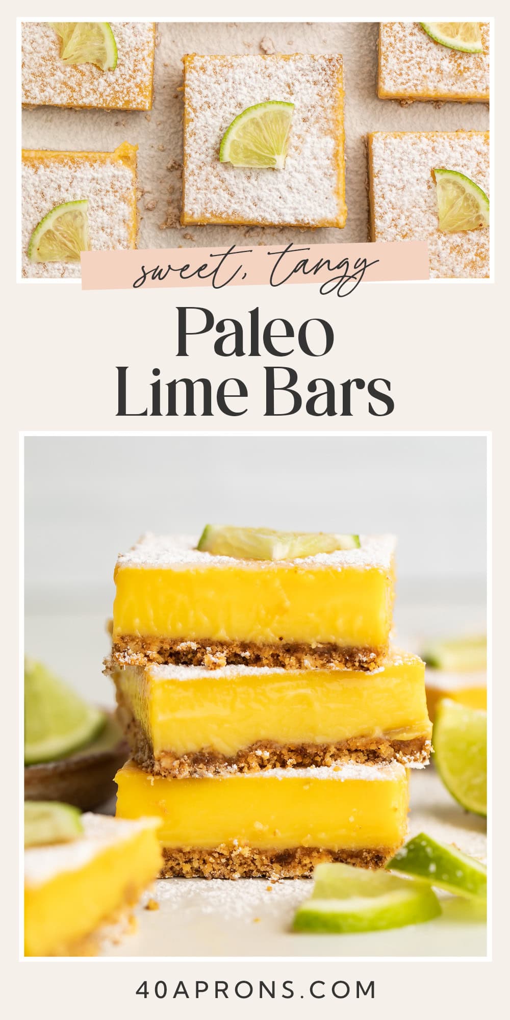 Pin for paleo lime bars.