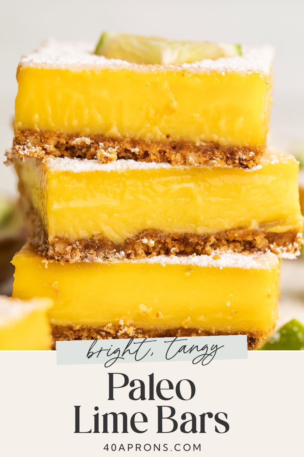 Pin for paleo lime bars.