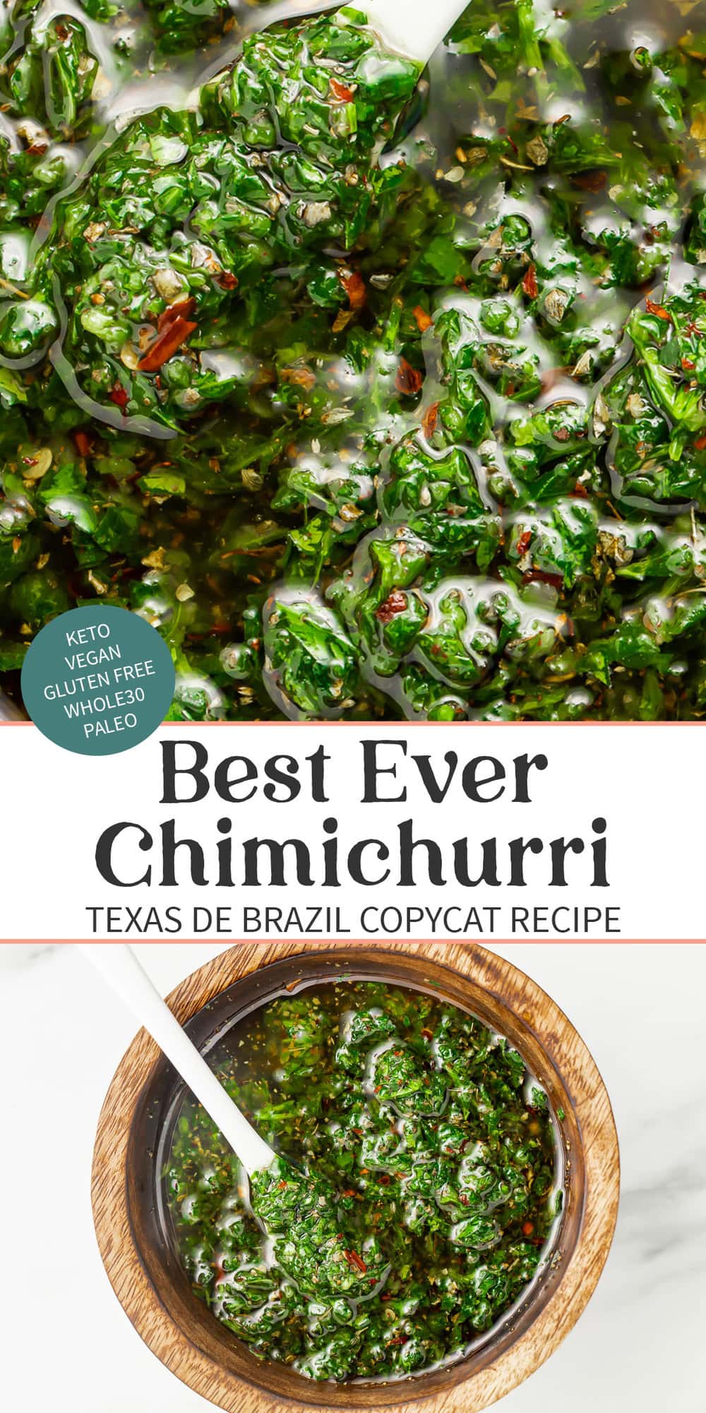 Pin graphic for chimichurri.