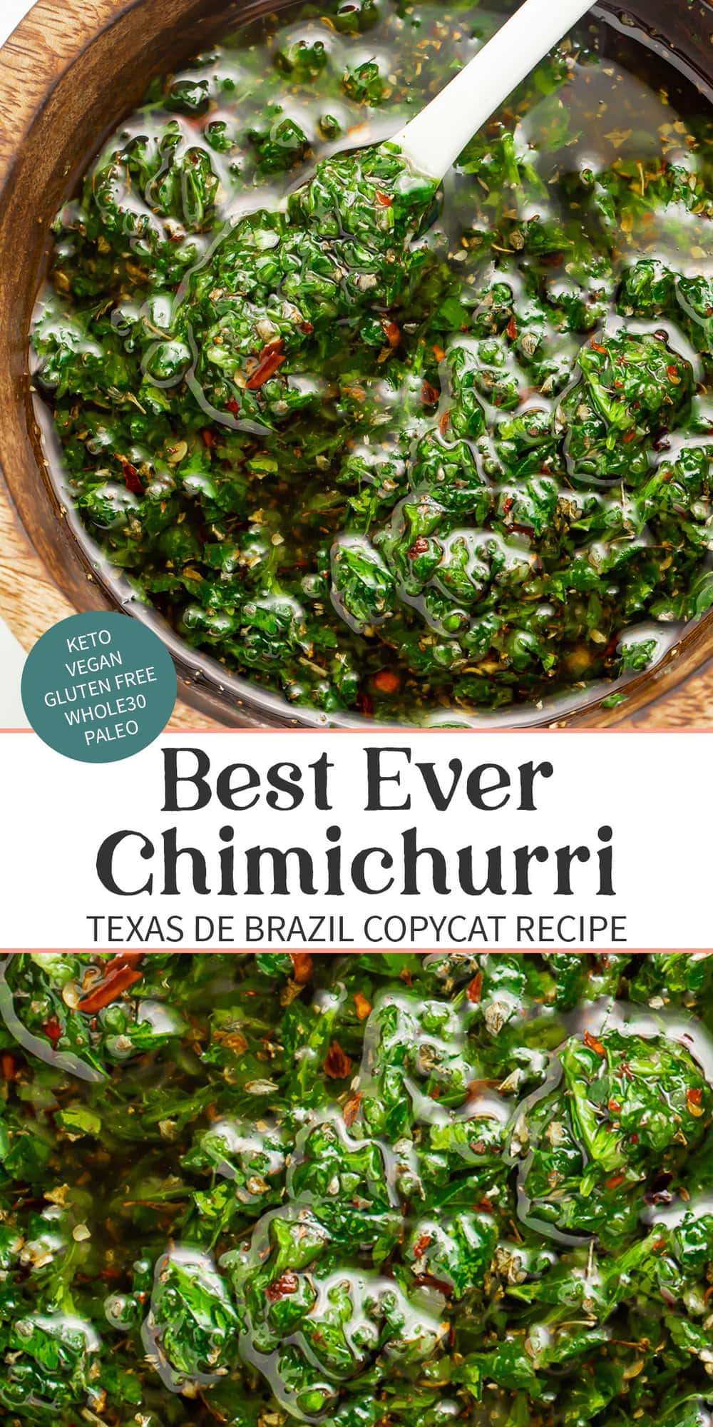 Pin graphic for chimichurri.