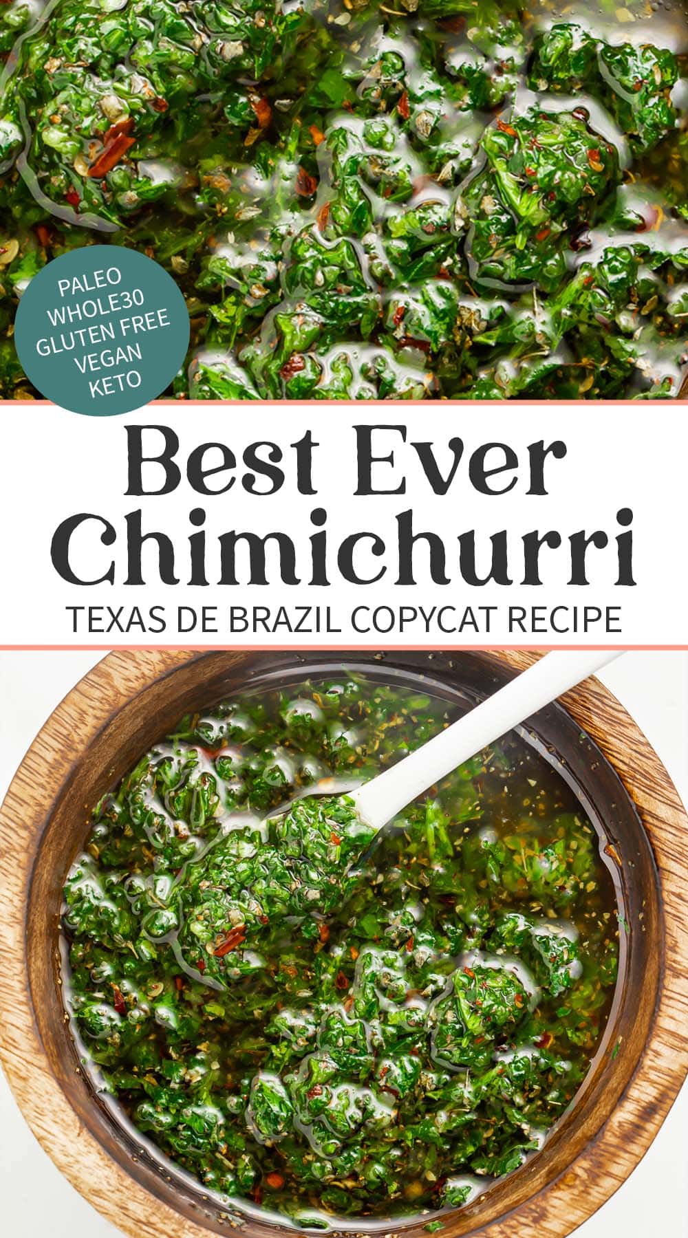 Pin graphic for chimichurri.