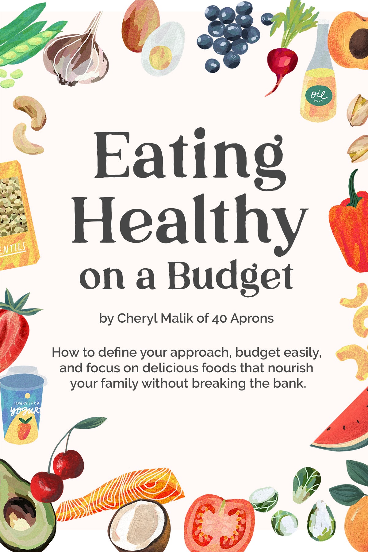 Eating Healthy on a Budget eBook cover.