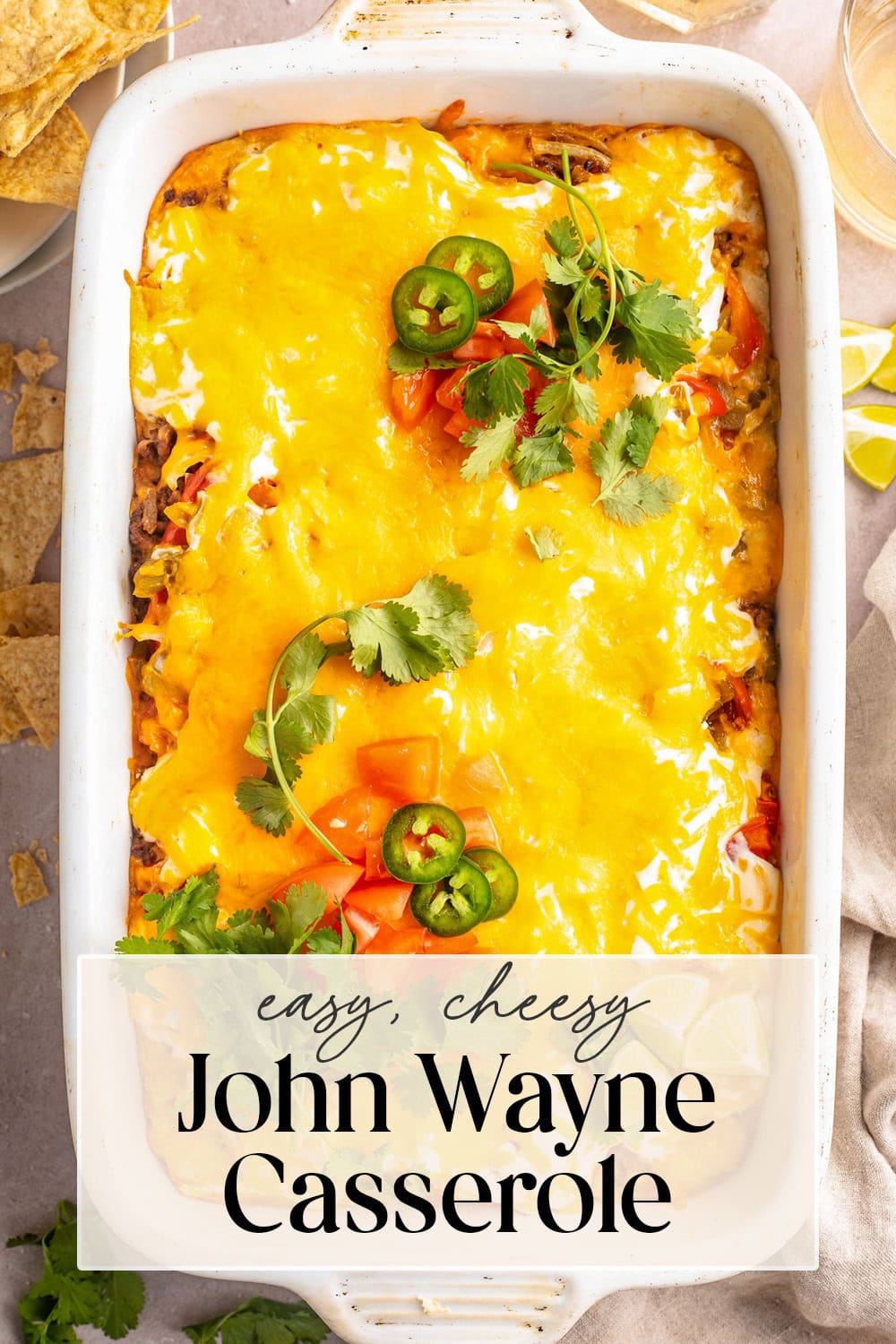 Pin graphic for john wayne casserole.