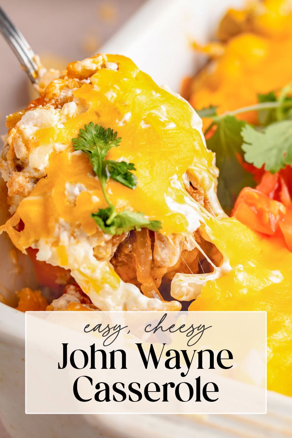 Pin graphic for john wayne casserole.