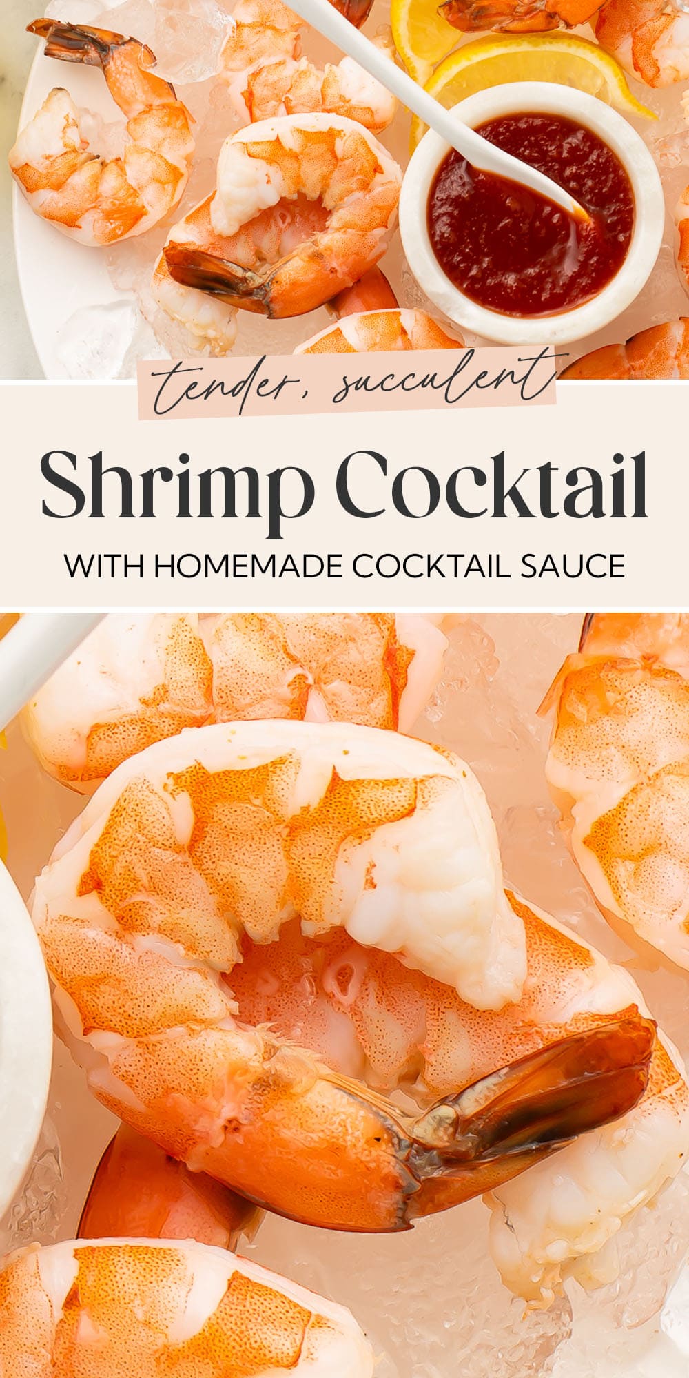 Pin graphic for shrimp cocktail.