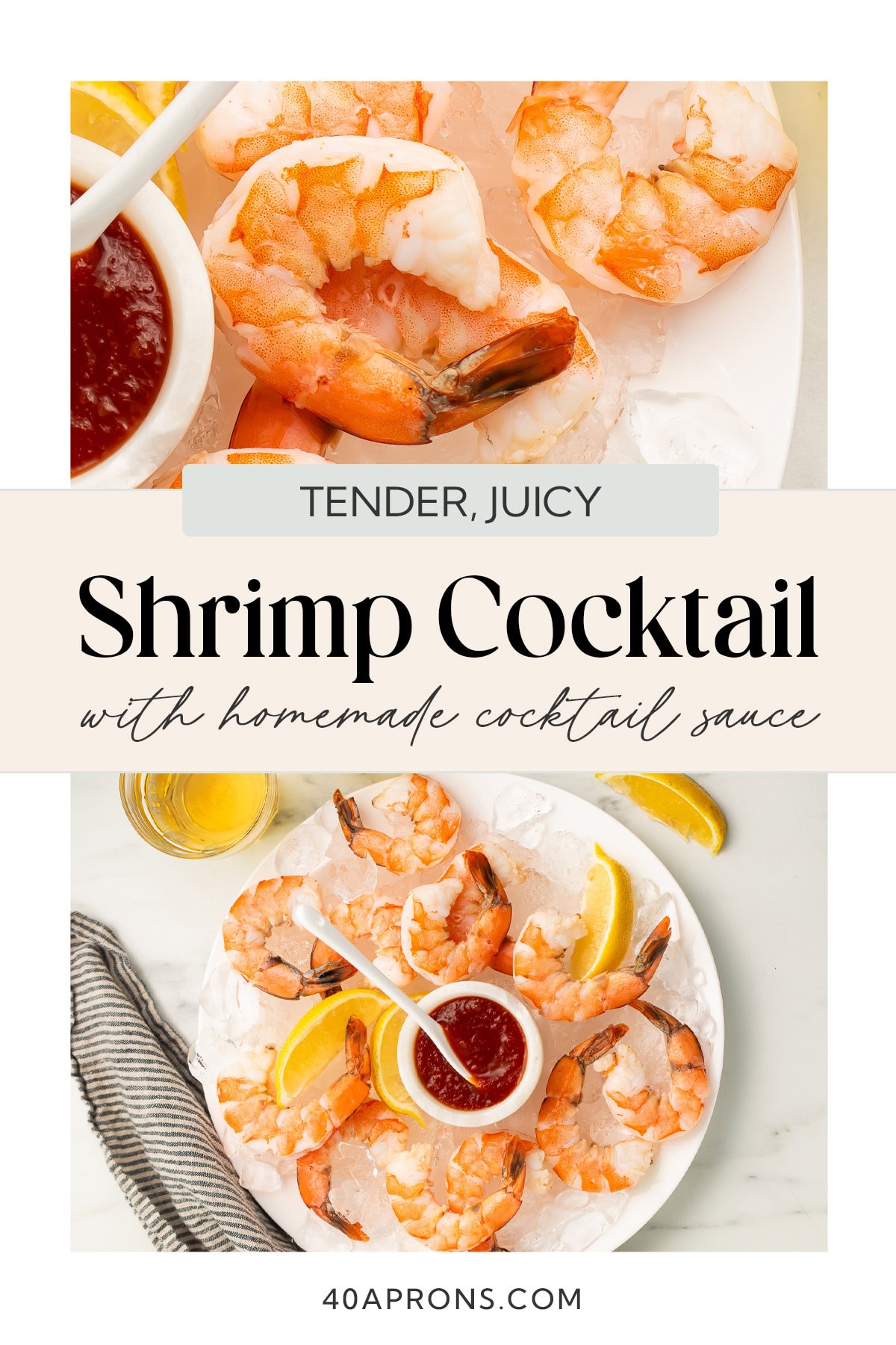 Pin graphic for shrimp cocktail.