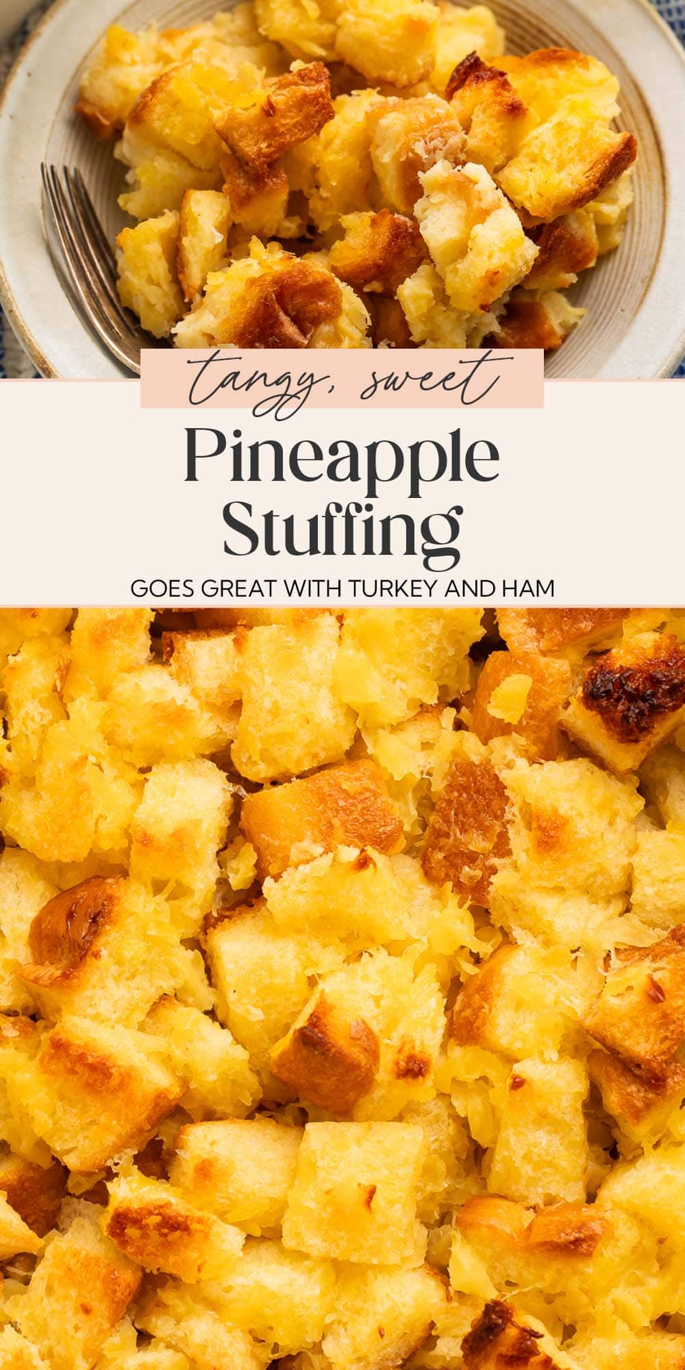 Pin graphic for pineapple stuffing.